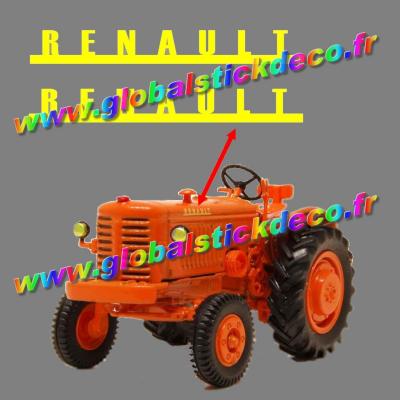 Renault tracteur 50x6cm